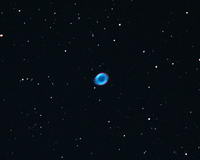 Planetarische Nebel M57 mit 10 Zoll Newton