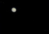 Jupiter mit galileischen Monden mit 8Zoll Orion