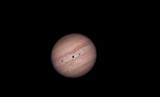 Jupiter Schatten Ganymed und Europa mit 8Zoll Orion RGB