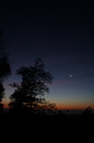 Merkur, Mond und Saturn. Aufgenommen mit EOS 350D