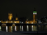 London Big Bang House of Parlement bei Nacht
