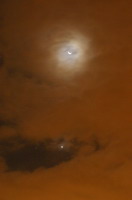 Mond ber Venus und Regulus