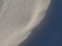 Schneewehe aus der nähe