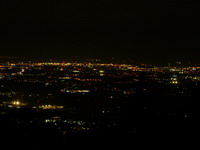 Mannheim bei Nacht vom Knigstuhl